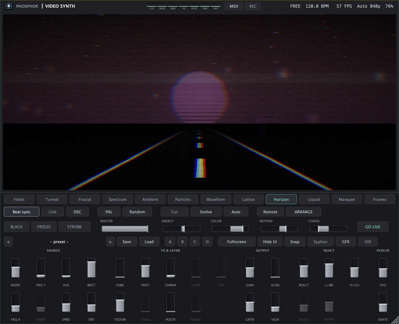 The Phosphor plugin interface